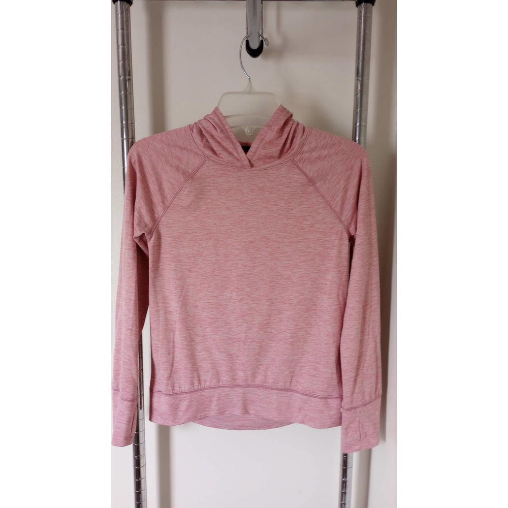 TEK GEAR pink & White Marble Design Shirt 10/12
